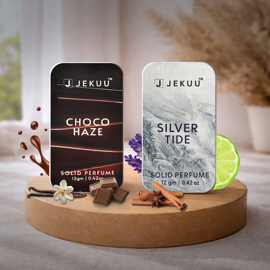 Buy 1 Get 1 Silver Tide and Choco Haze Solid perfumes - JEKUU