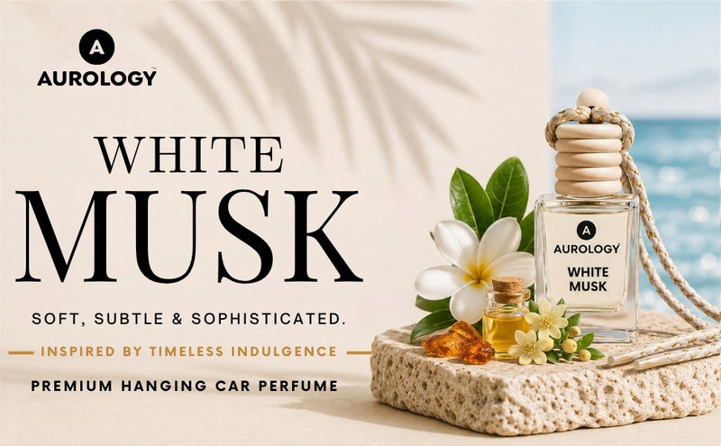 White Musk Car Hanging Perfume 12ml