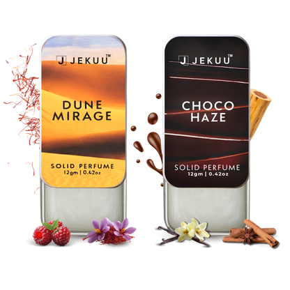 Dual Combo Dune Mirage and Choco Haze Solid Perfumes