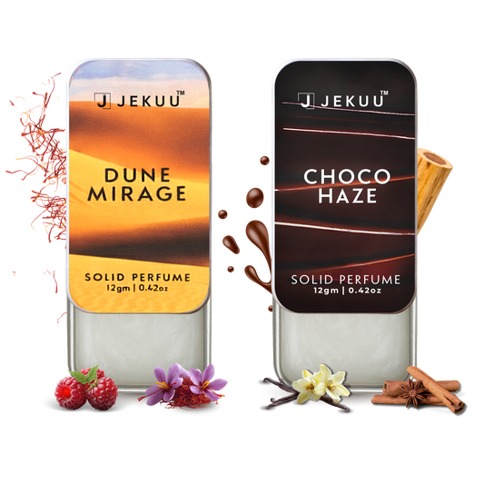 Dual Combo Dune Mirage and Choco Haze Solid Perfumes