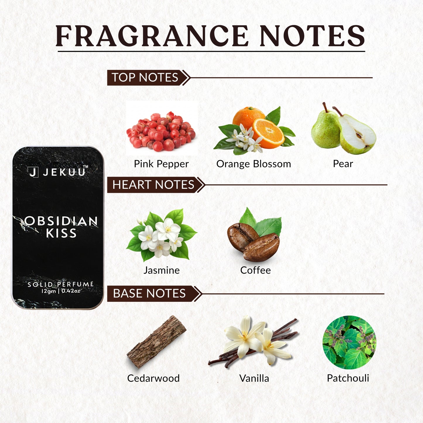 Obsidian Kiss Solid Perfume 12g