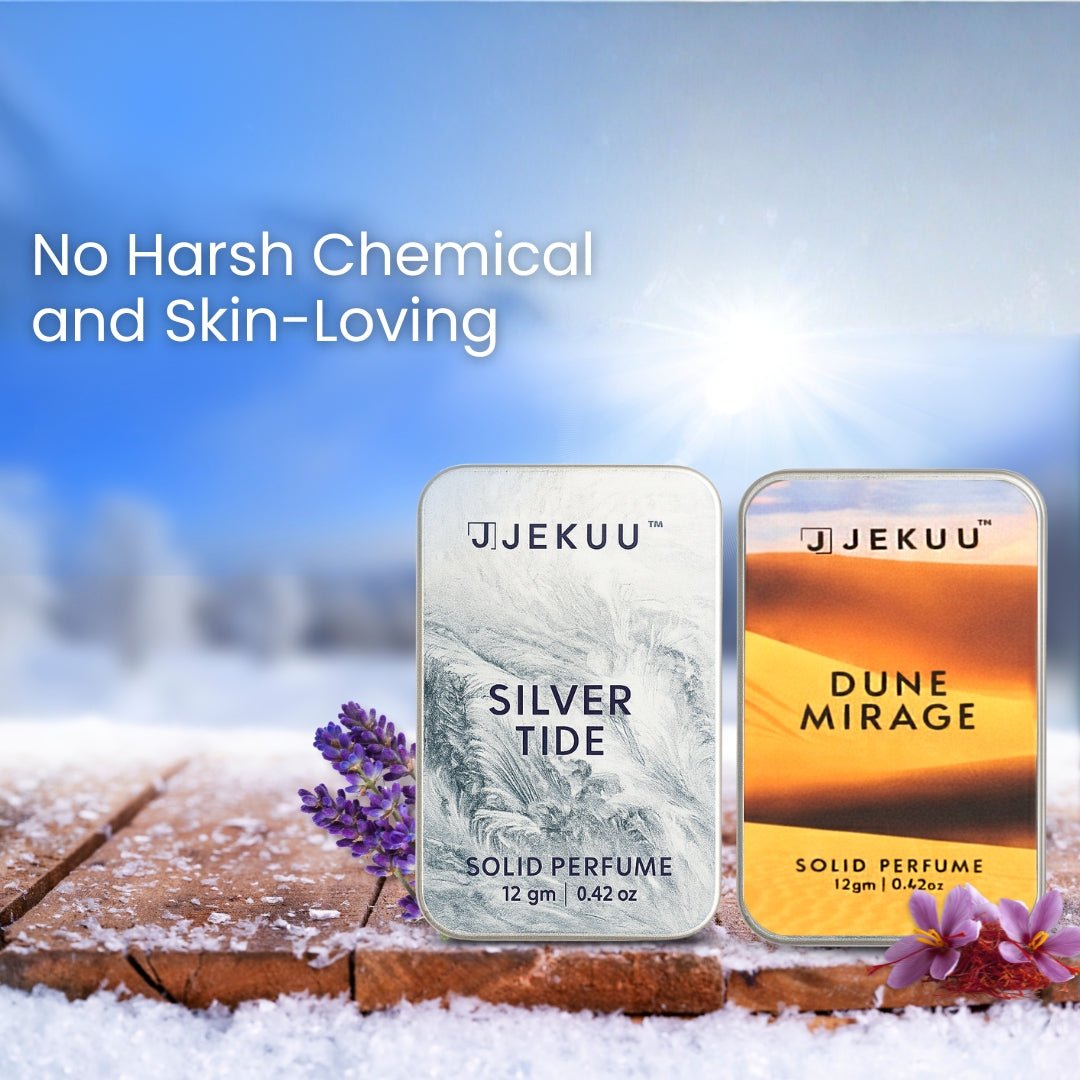 Skin-loving  solid perfumes contain no harsh chemicals for a premium, natural fragrance experience.