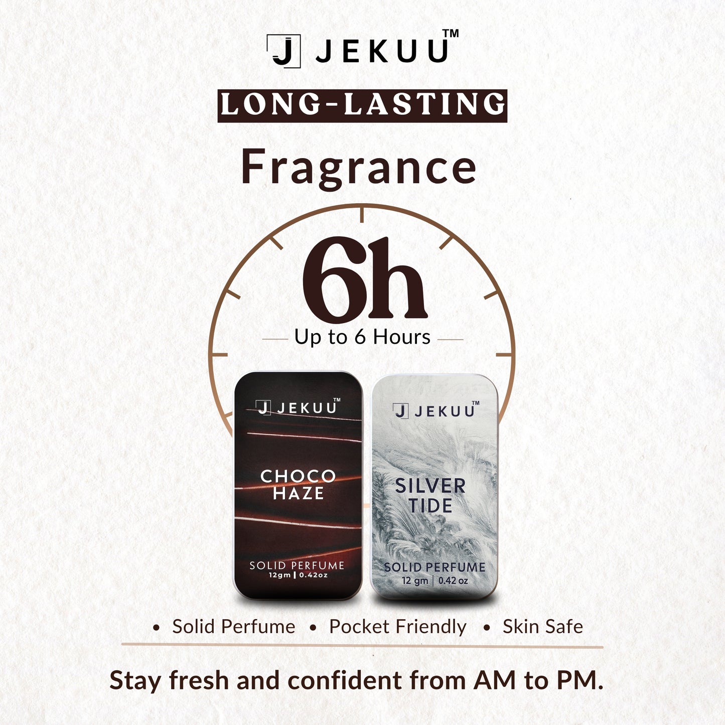 Dual Combo Silver Tide and Choco Haze Solid perfumes
