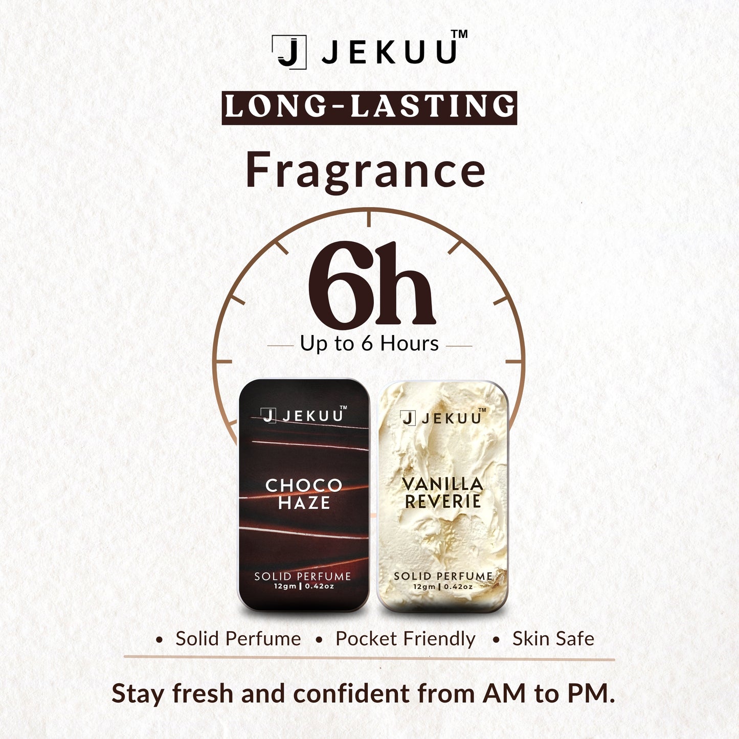 Dual Combo Vanilla Reverie and Choco Haze Solid Perfumes