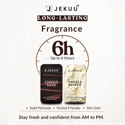 Dual Combo Vanilla Reverie and Choco Haze Solid Perfumes
