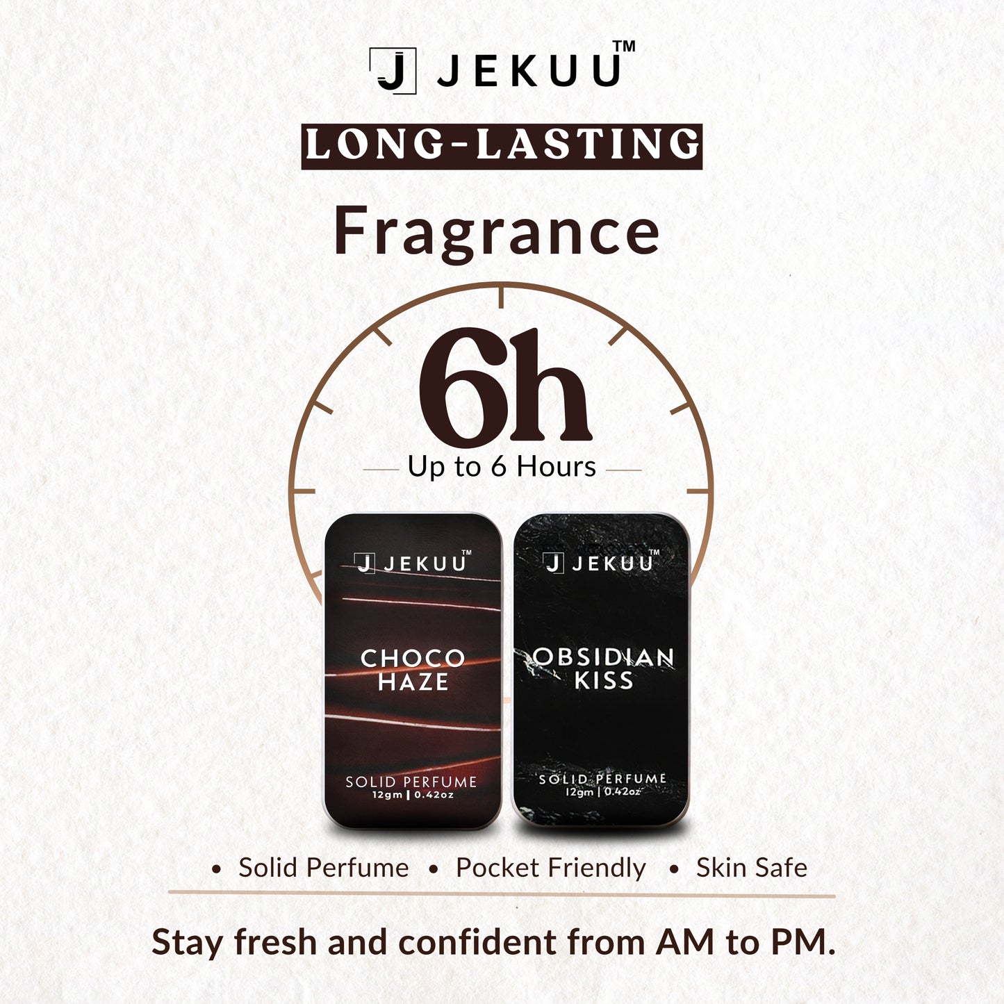 Dual Combo  Obsidian Kiss & Choco Haze Solid Perfumes