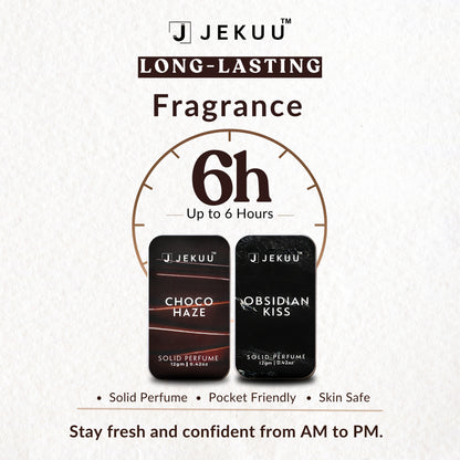 Dual Combo  Obsidian Kiss & Choco Haze Solid Perfumes