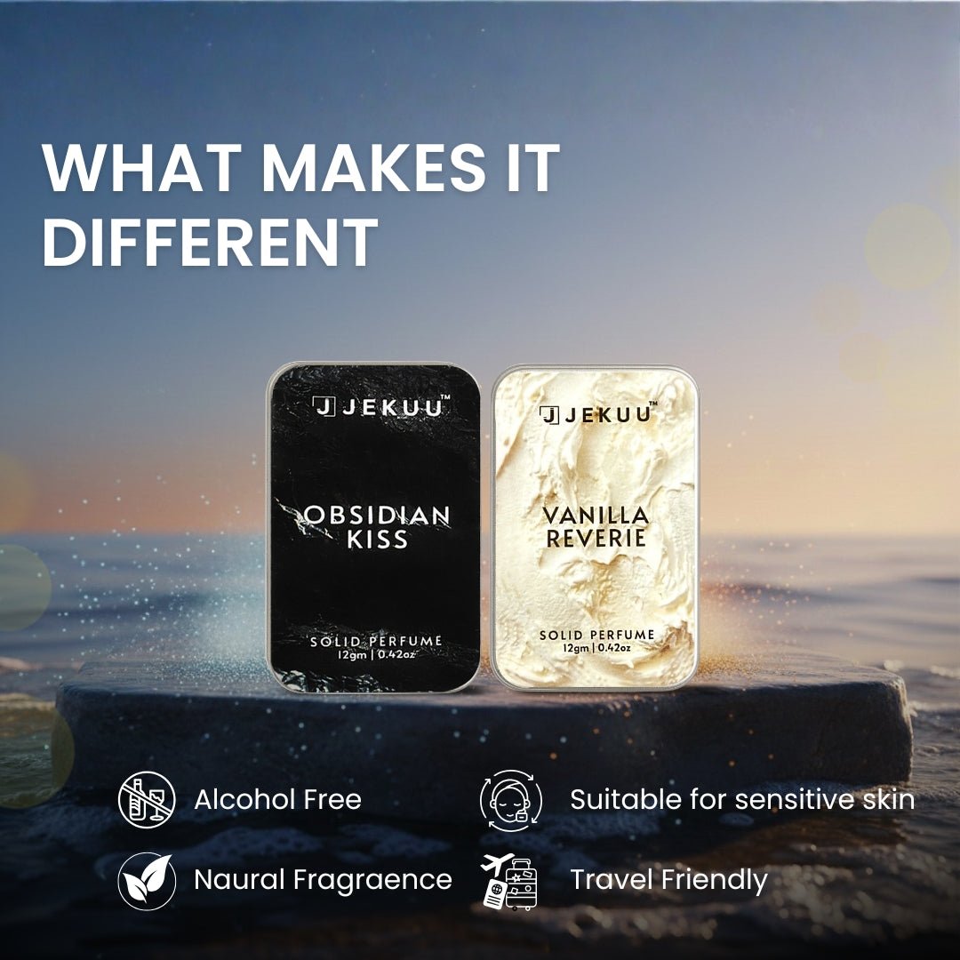Buy 1 Get 1 Solid Perfumes Combo | Obsidian Kiss & Vanilla Reverie - JEKUU