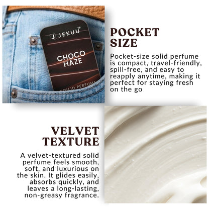 Dual Combo Vanilla Reverie and Choco Haze Solid Perfumes
