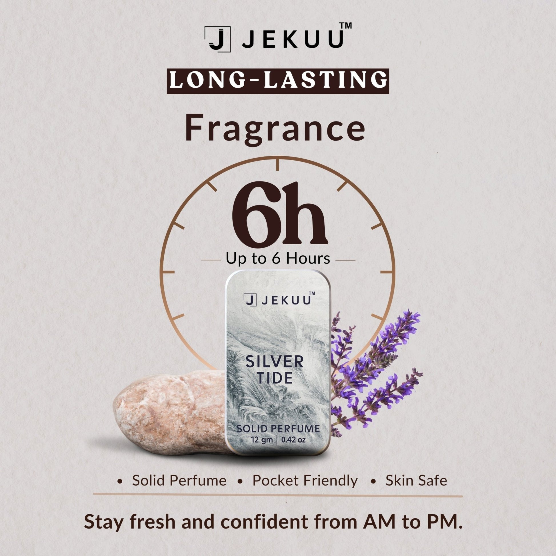 Silver Tide Solid Perfume 12g - JEKUU