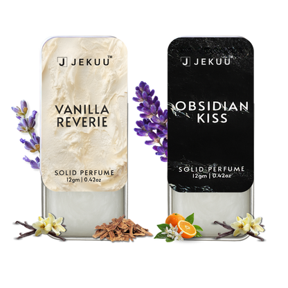 Dual Combo  Obsidian Kiss & Vanilla Reverie Solid Perfumes