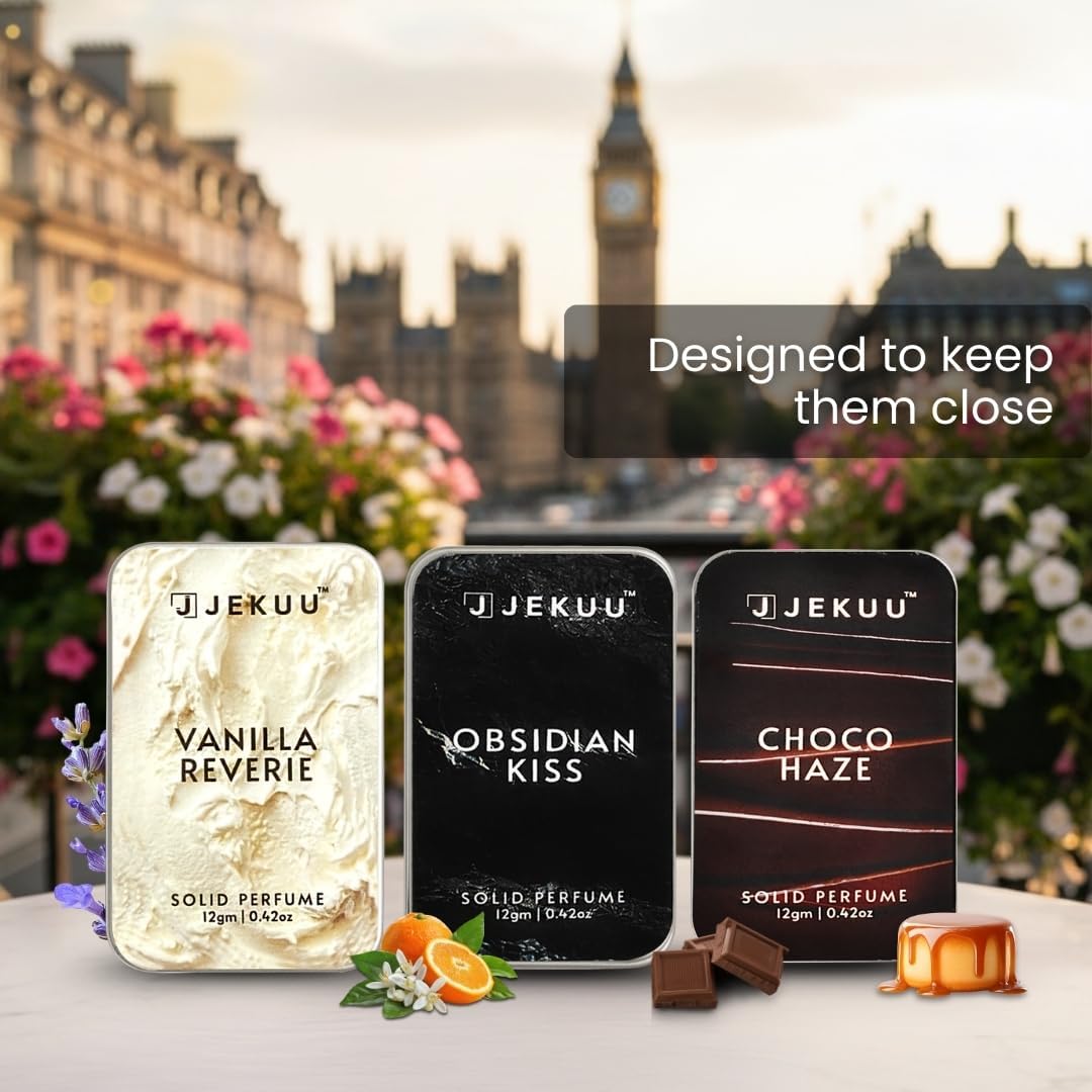 Buy 3 Save £8.00 on Solid Perfumes for Women – Pack of 3 (12g Each) - JEKUU