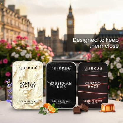 Buy 3 Save £8.00 on Solid Perfumes for Women – Pack of 3 (12g Each) - JEKUU