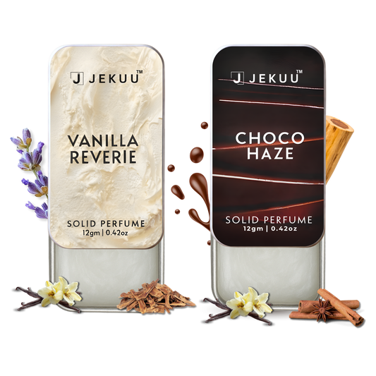 Dual Combo Vanilla Reverie and Choco Haze Solid Perfumes