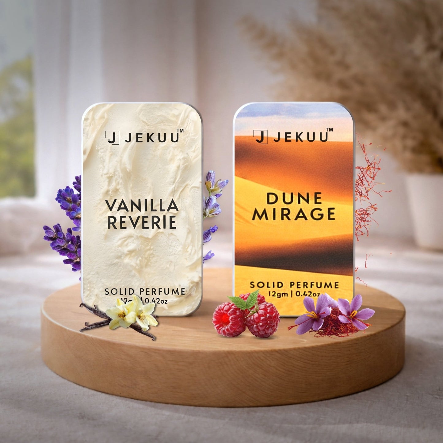 Buy 1 Get 1 Solid Perfumes Combo | Dune Mirage and Vanilla Reverie - JEKUU