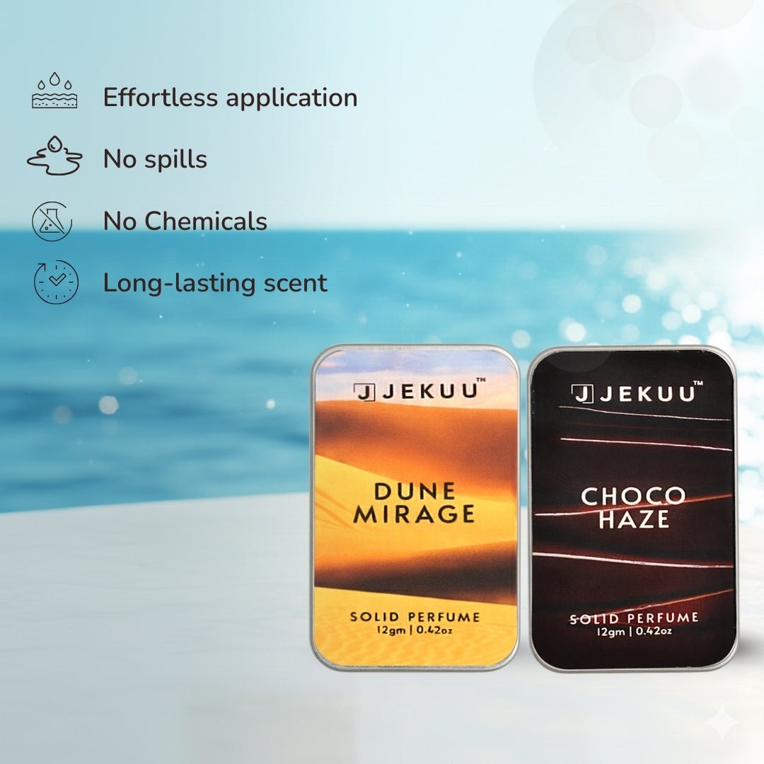 Enjoy effortless, spill-free application and long-lasting fragrance with these chemical-free, luxury solid perfumes.