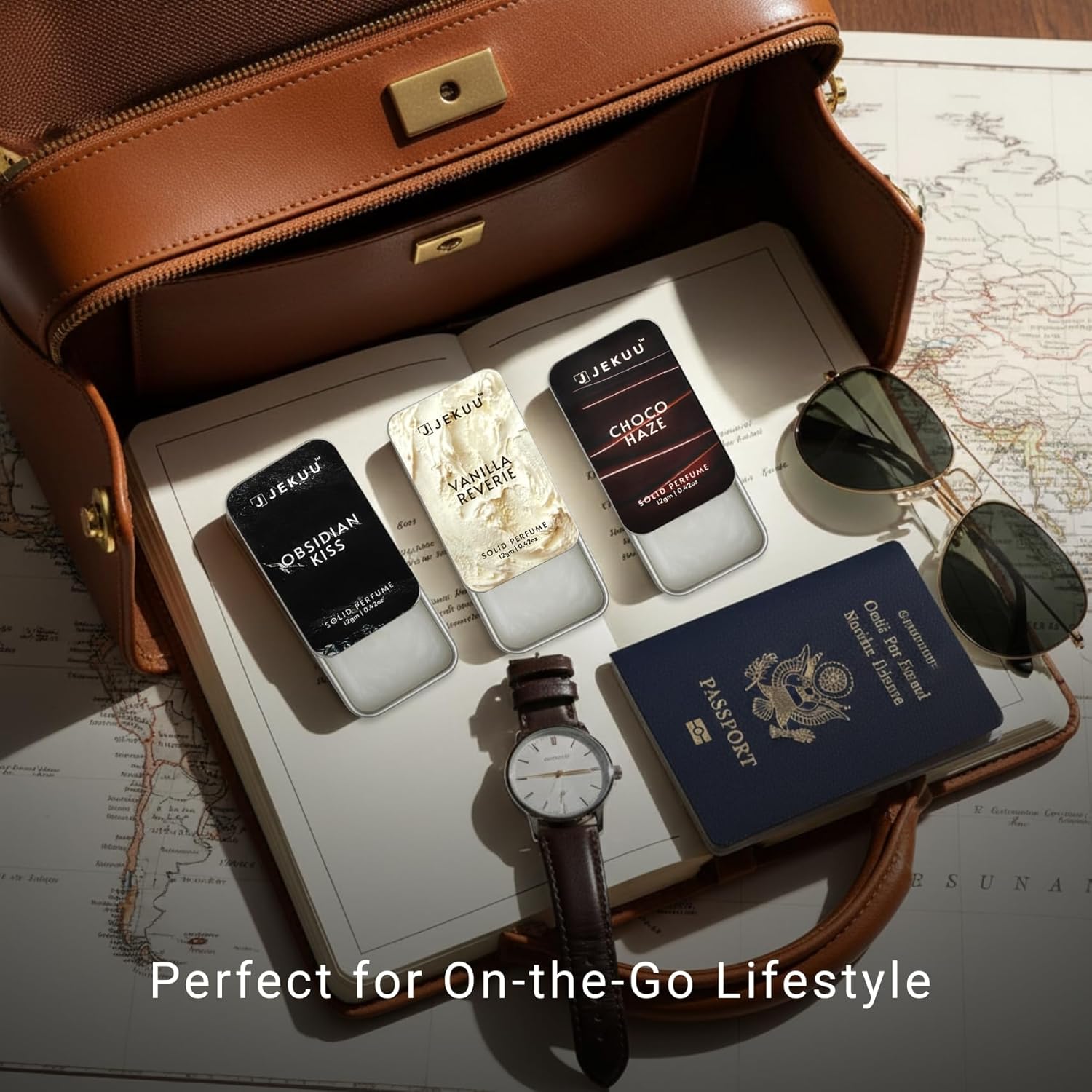 Buy 3 Save £8.00 on Solid Perfumes for Women – Pack of 3 (12g Each) - JEKUU