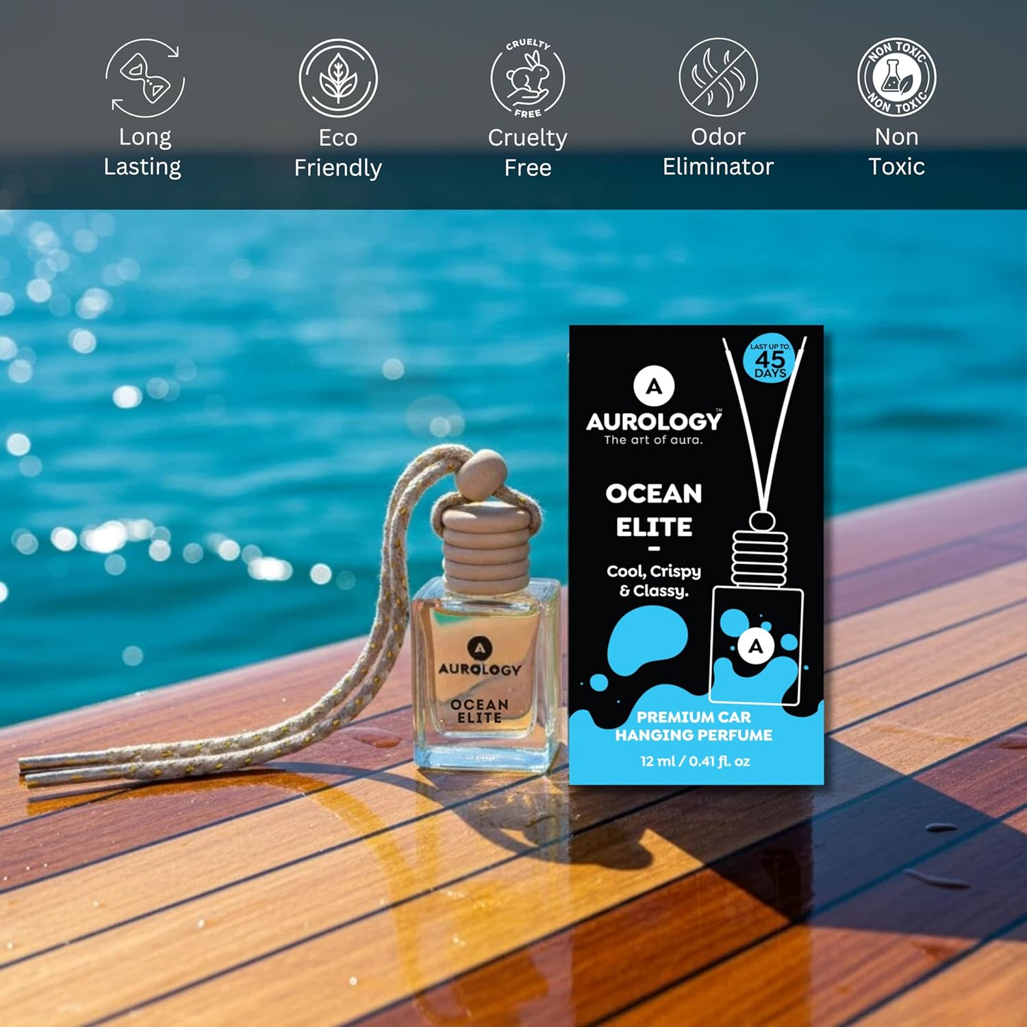 Ocean Elite Car Hanging Perfume 12ml - JEKUU