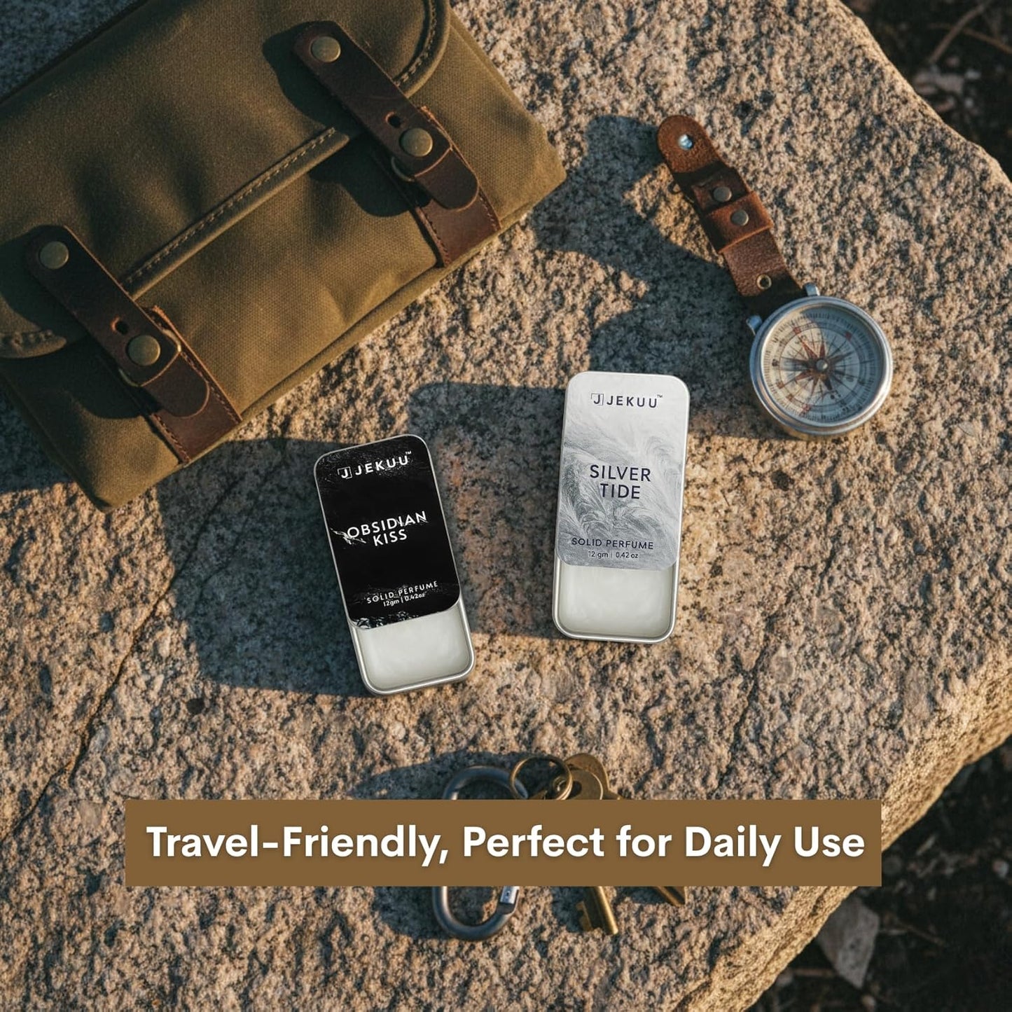 Travel-friendly and premium, solid perfumes are perfectly designed for daily use and adventure.
