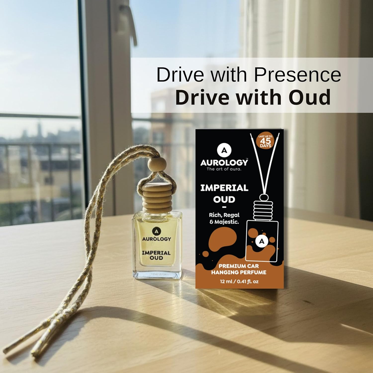Imperial Oud Car Hanging Perfume 12ml - JEKUU