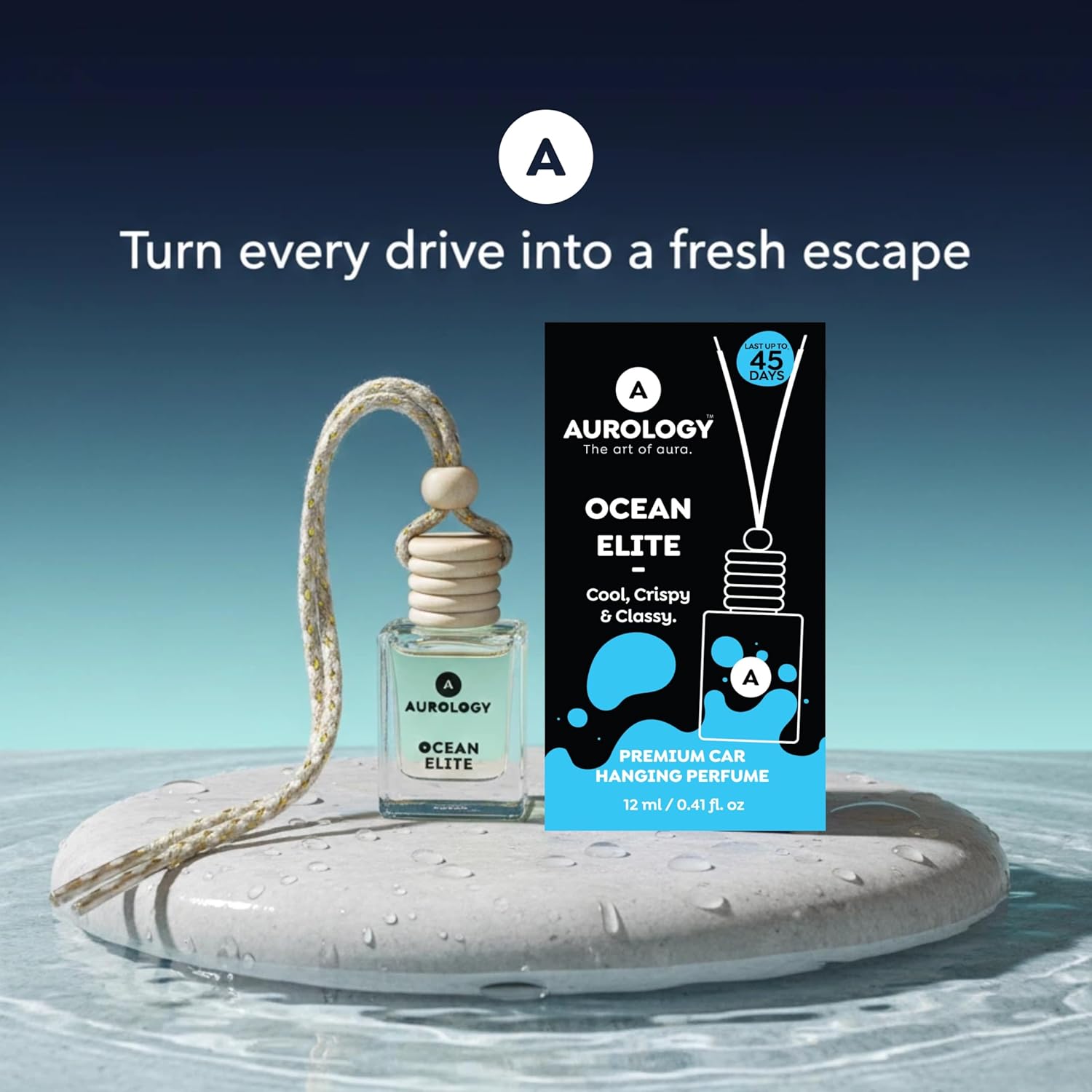Ocean Elite Car Hanging Perfume 12ml - JEKUU
