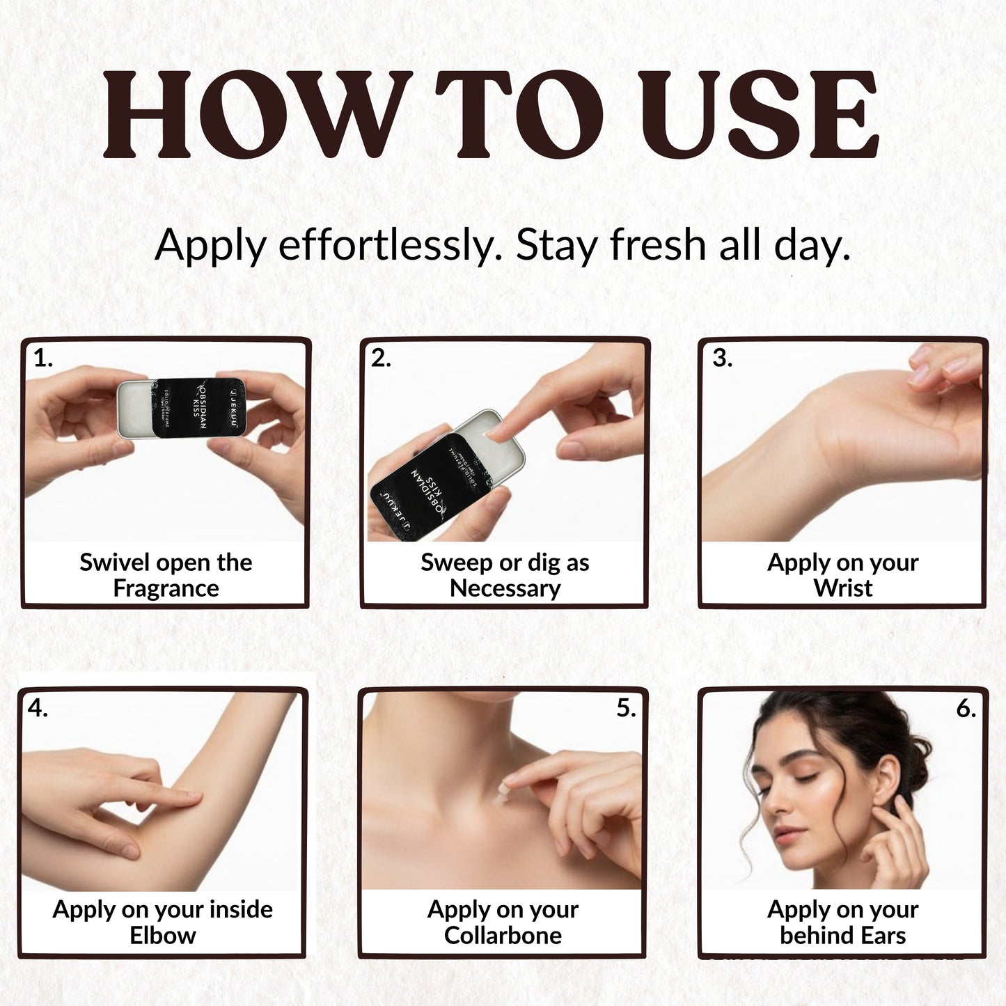 Obsidian Kiss Solid Perfume 12g