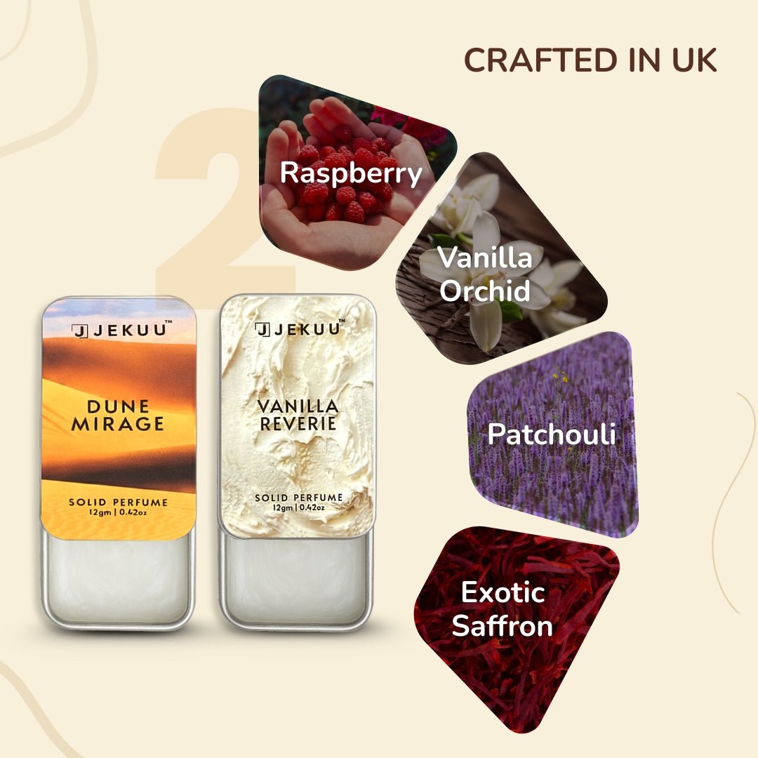 Buy 1 Get 1 Solid Perfumes Combo | Dune Mirage and Vanilla Reverie - JEKUU