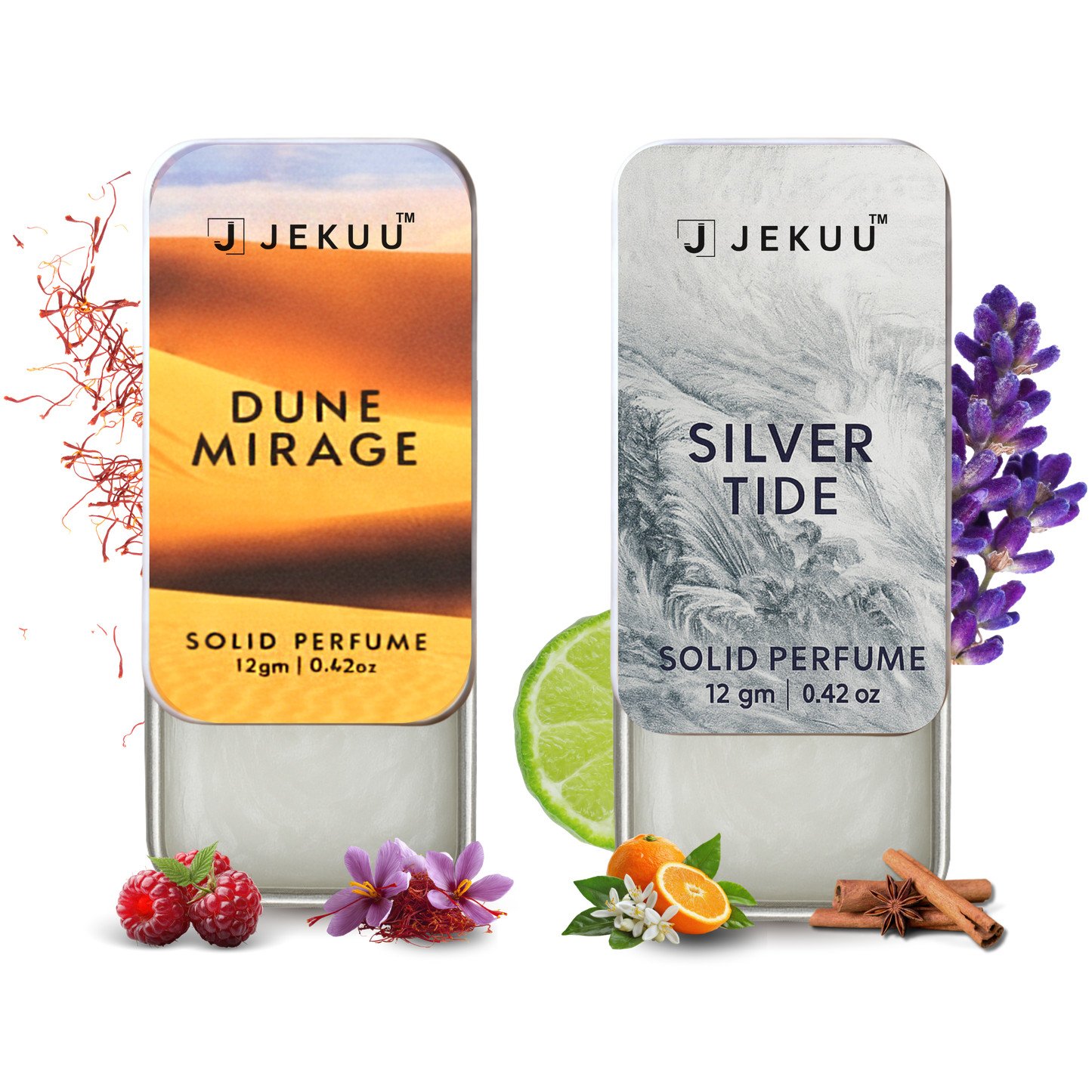 Dual Combo Silver Tide & Dune Mirage Solid Perfumes