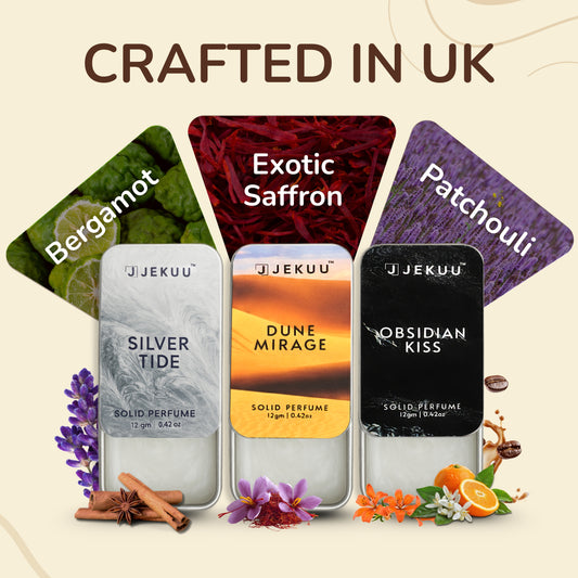 Solid Perfume for Men & Women (Pack of 3) 36g