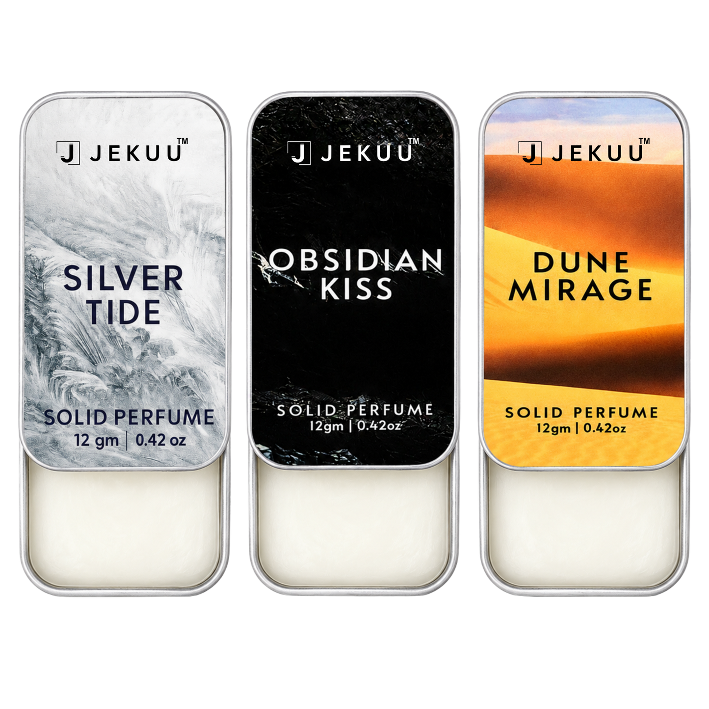 Solid Perfumes for Men & Women (Pack of 3) 36g